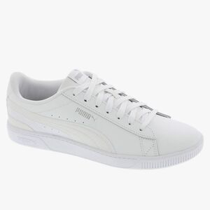 Puma Vikky V3 Leather Sneaker- White/Lavender